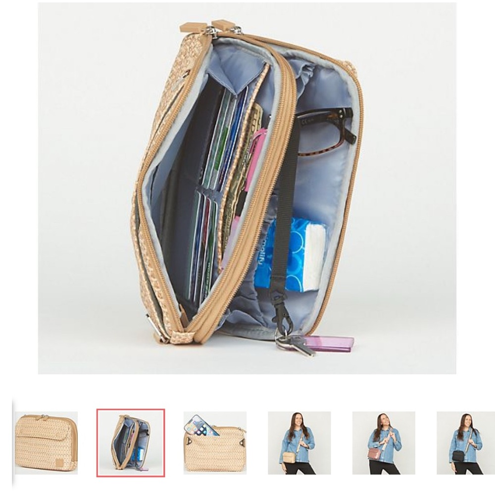 IHKWIP Everyday Essentials crossbody bag in metallic rose gold - Picture 2 of 7